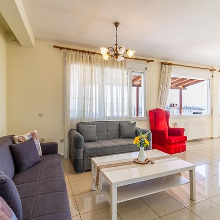 卡瓦拉Finas Penthouse,Private Terrace,Great View,Mins From Sea公寓 外观 照片