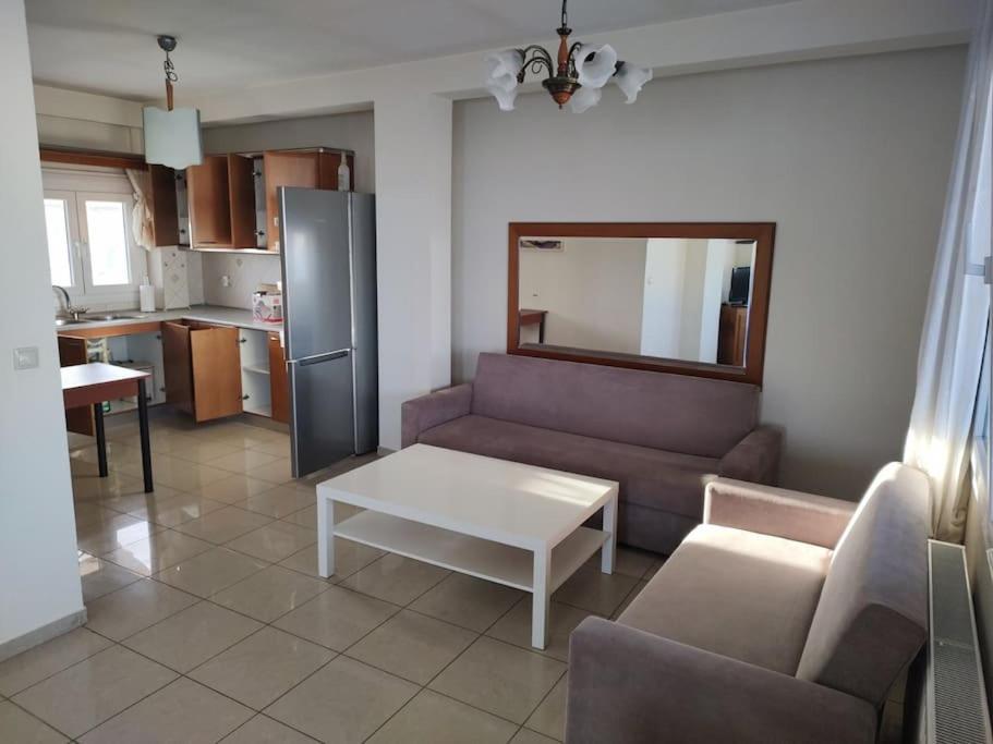 卡瓦拉Finas Penthouse,Private Terrace,Great View,Mins From Sea公寓 外观 照片