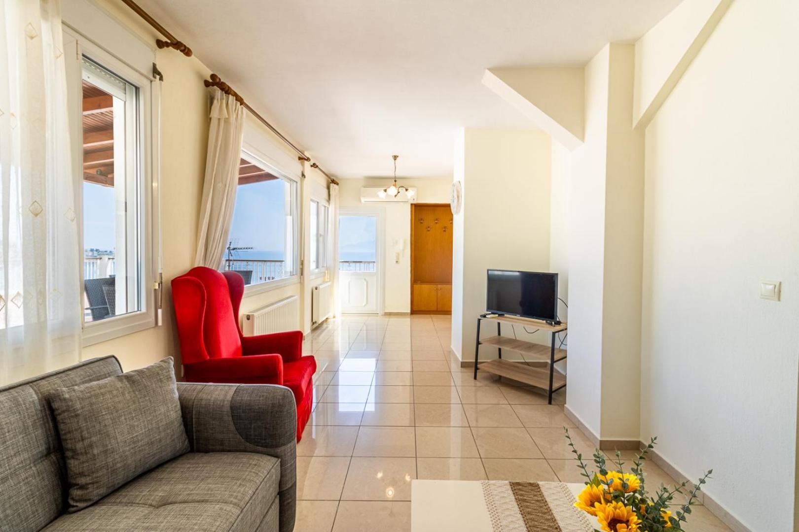 卡瓦拉Finas Penthouse,Private Terrace,Great View,Mins From Sea公寓 外观 照片